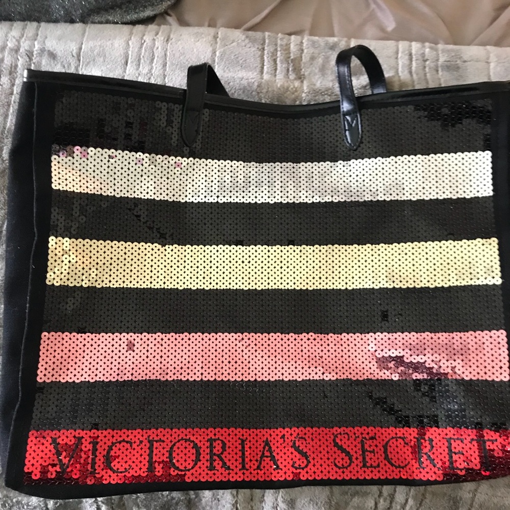 Victoria Secret multi-colored sequin bag